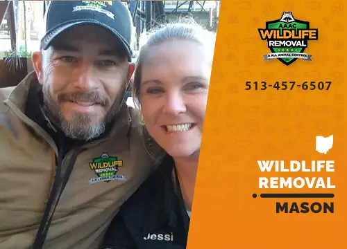Mason Wildlife Removal professional removing pest animal